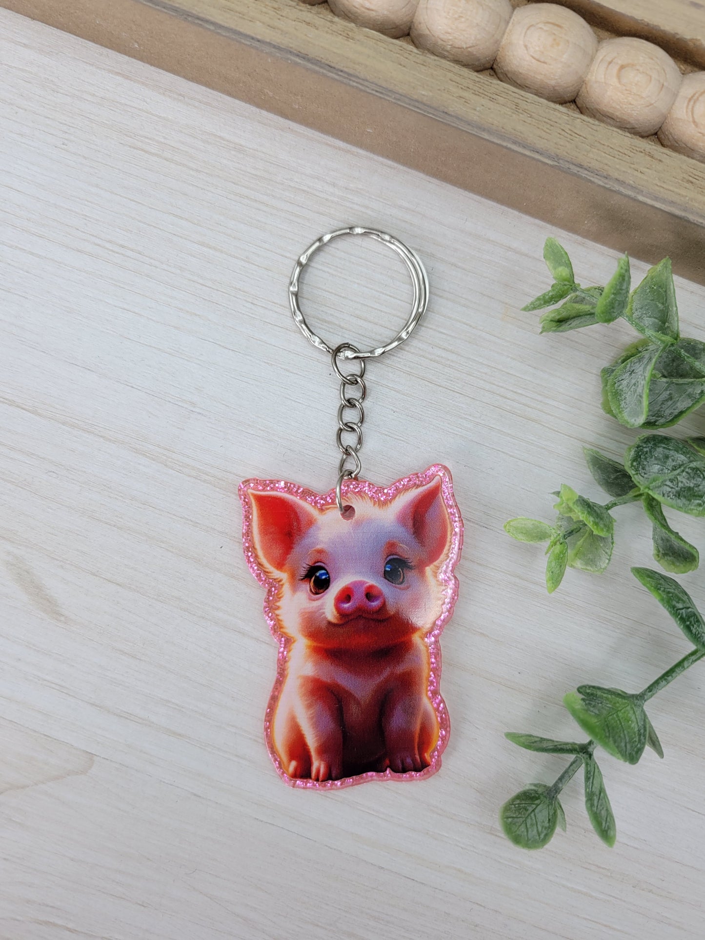 Piggy Keychain Charm