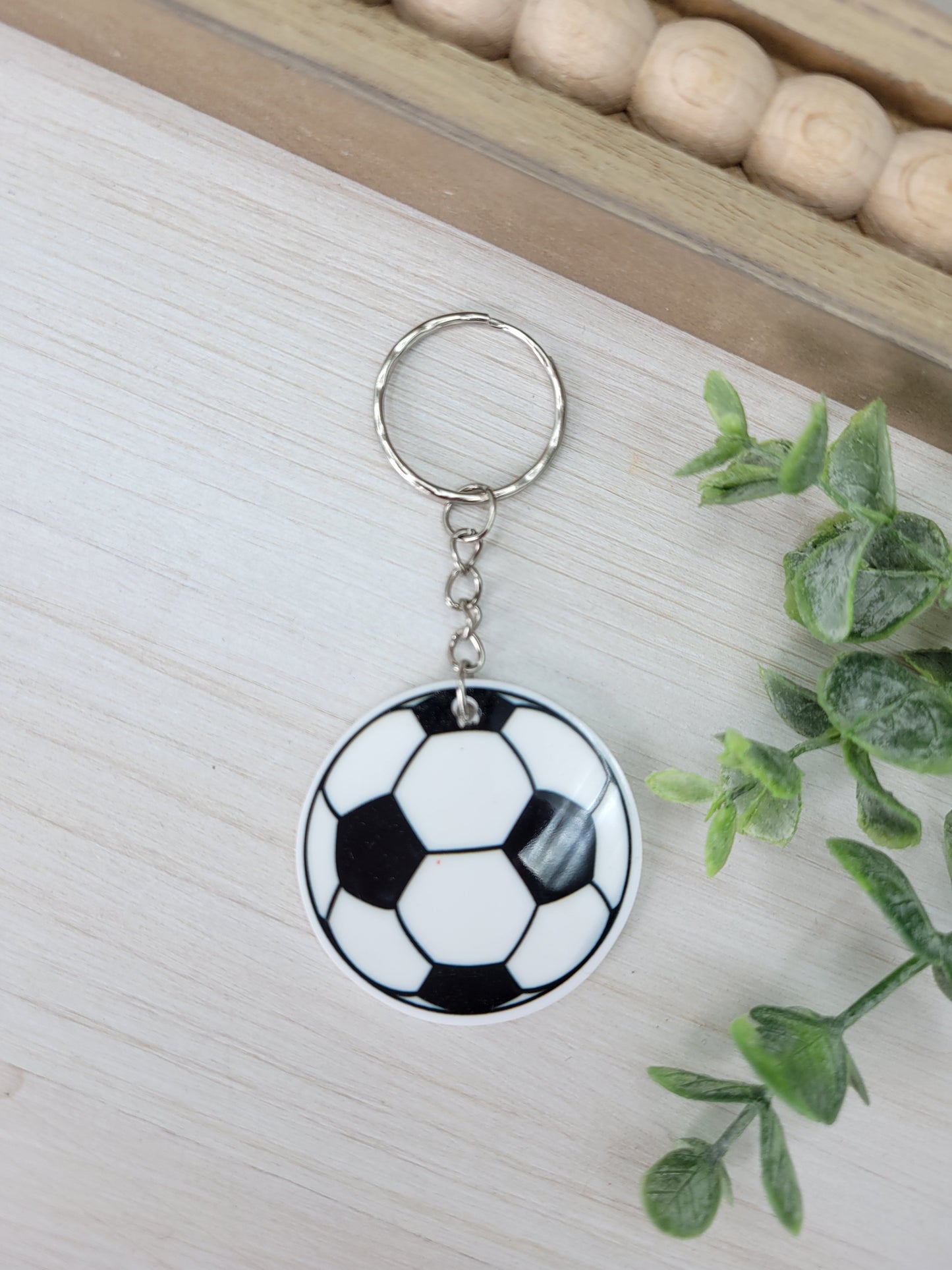 Soccer Keychain Charm