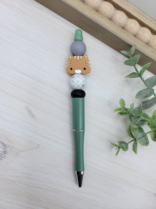 Tan Kitty Pen