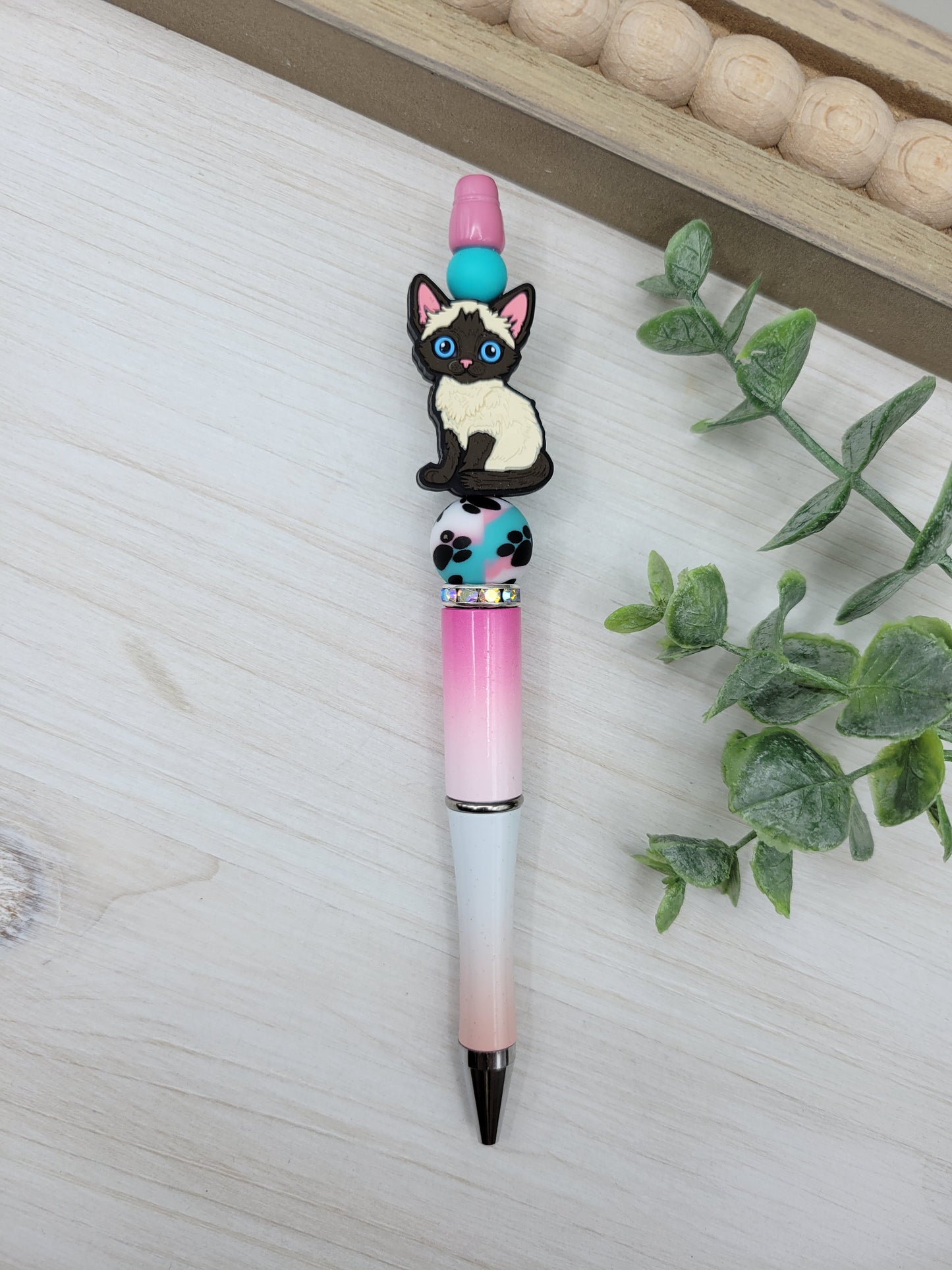 Pink Ombre Kitty Pen