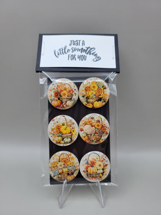 Fall Floral Magnets