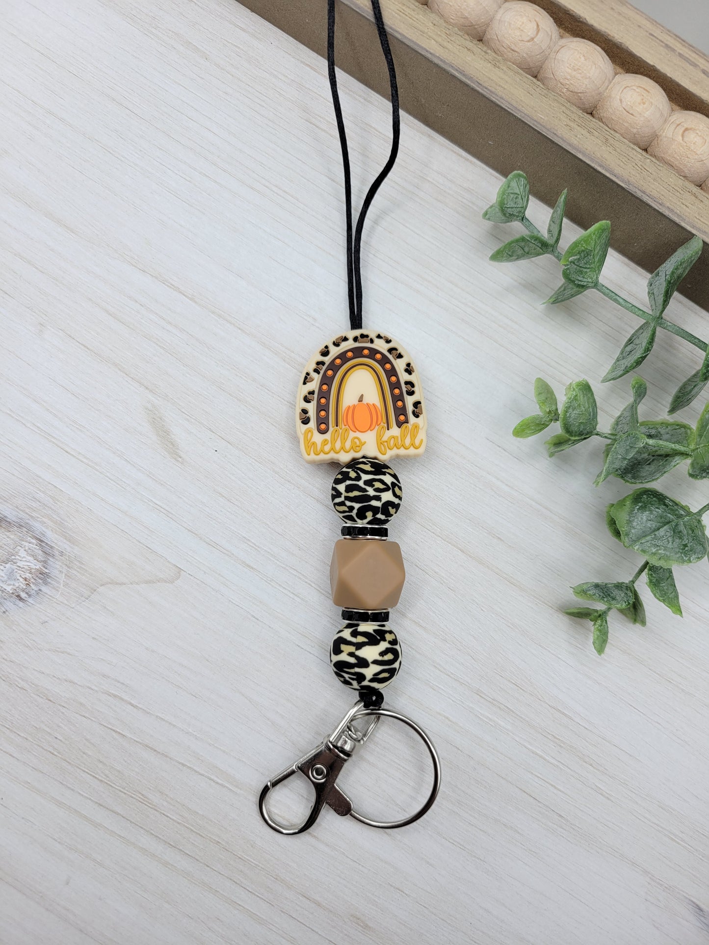 Hello Fall Lanyard