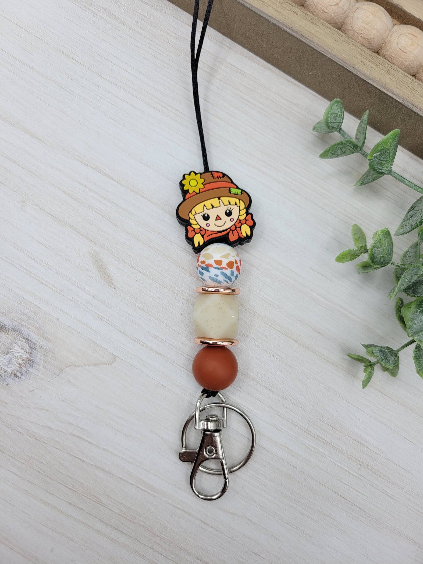 Girl Scarecrow Lanyard