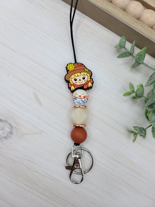 Girl Scarecrow Lanyard