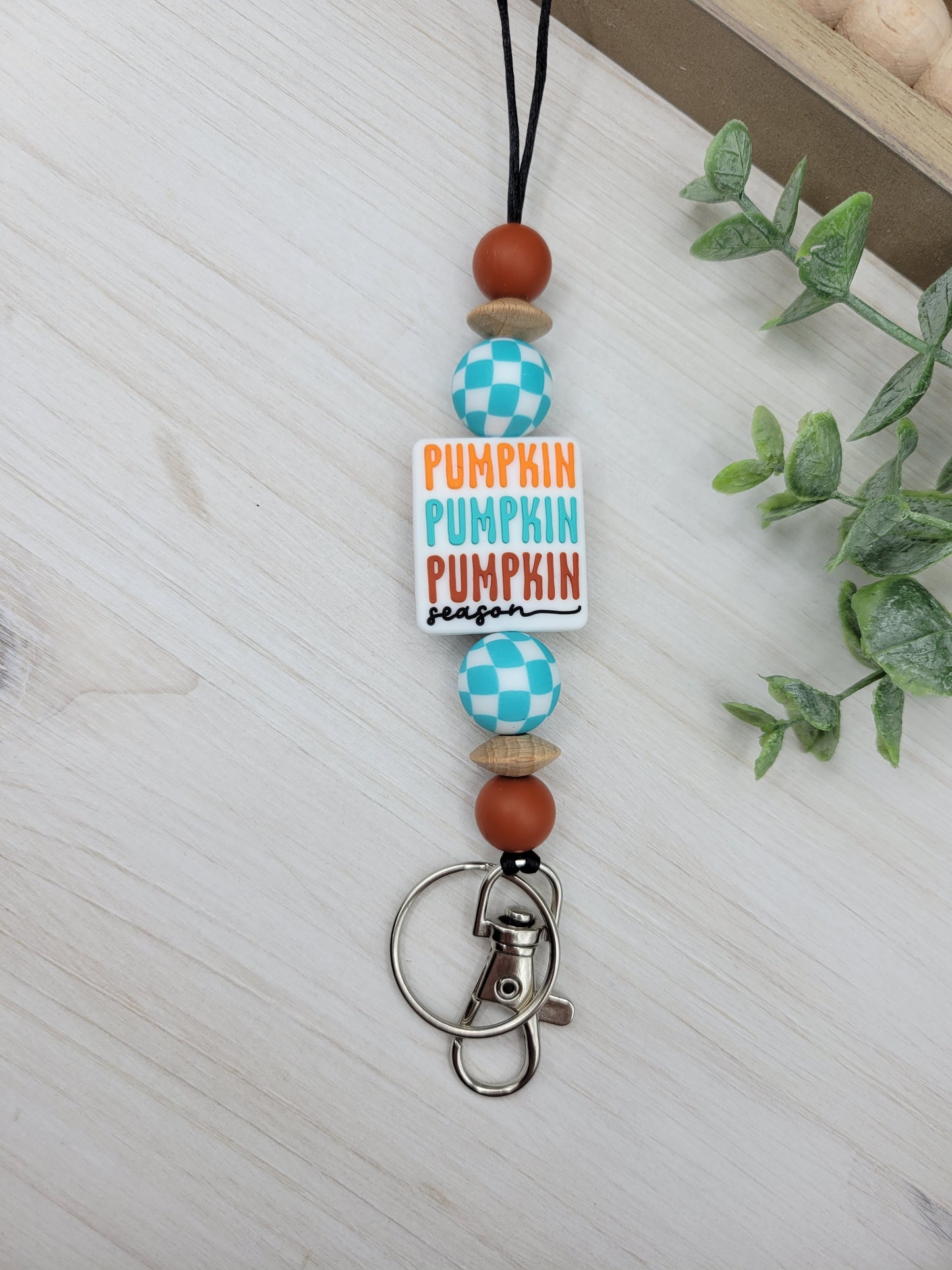 Pumpkin Season Lanyard