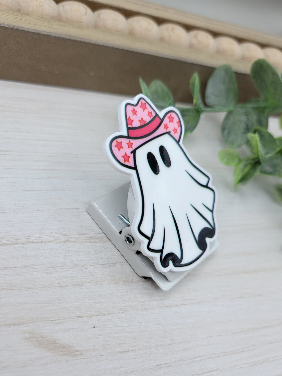 Cowgirl Ghost Magnetic Clip
