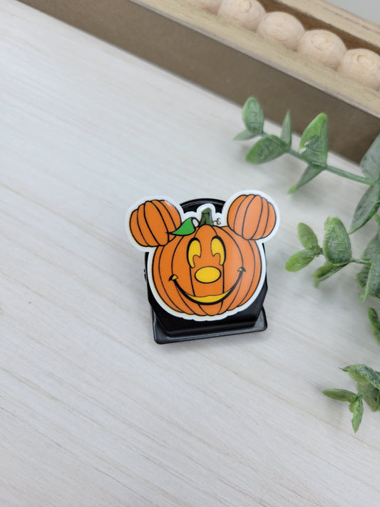 Pumpkin Head Magnetic Clip