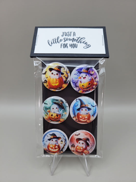 Cute Pumpkin Ghost Magnets
