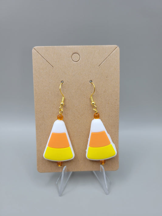 Candy Corn Earrings