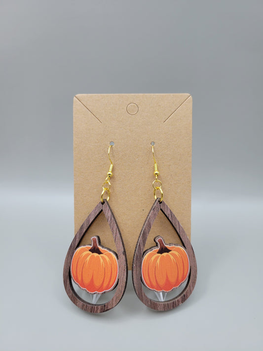 Pumpkin Earrings