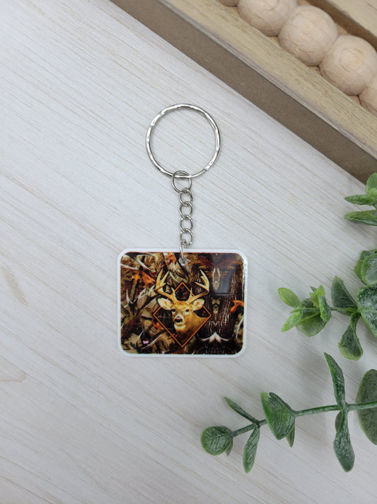 Hunting Keychain Charm