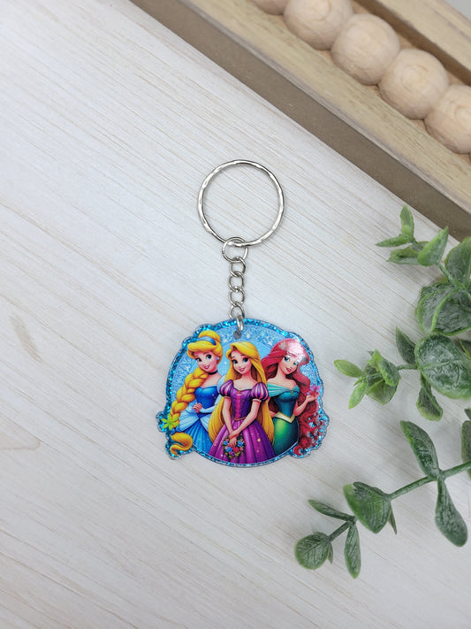 Princess Keychain Charm