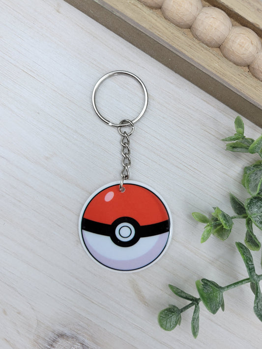 Gamer Ball Keychain Charm