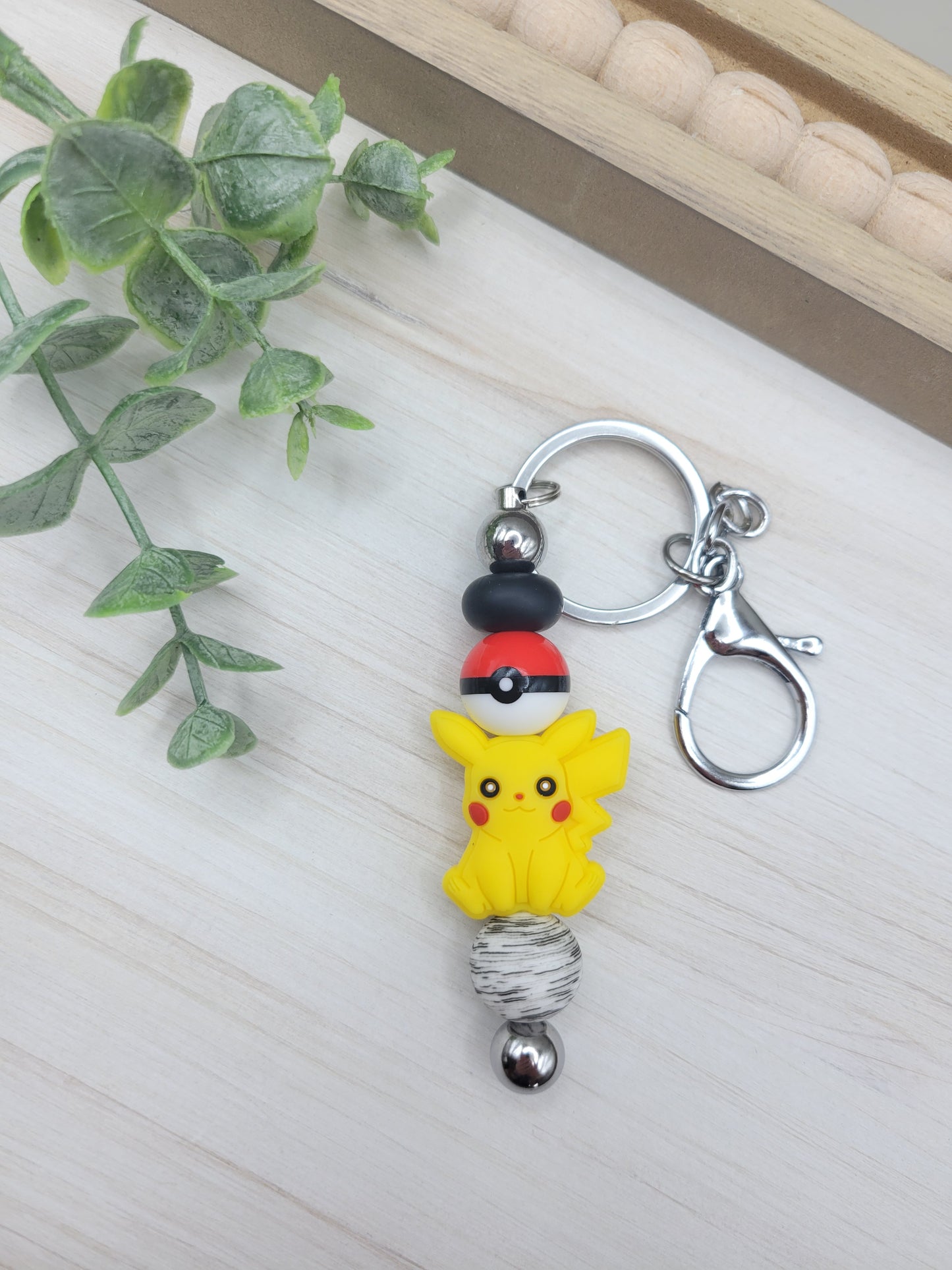 Pokemon Barbell Keychain