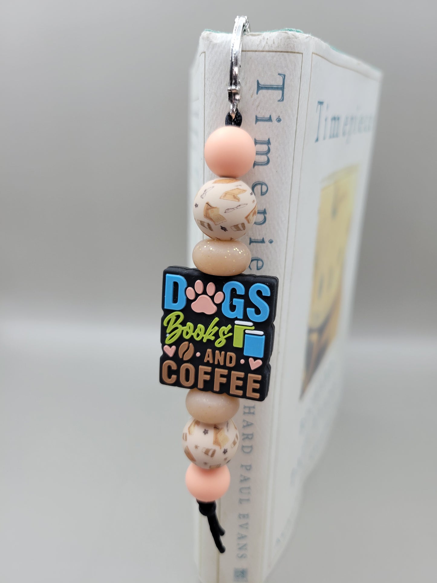 Dogs Books Coffee Bookmark