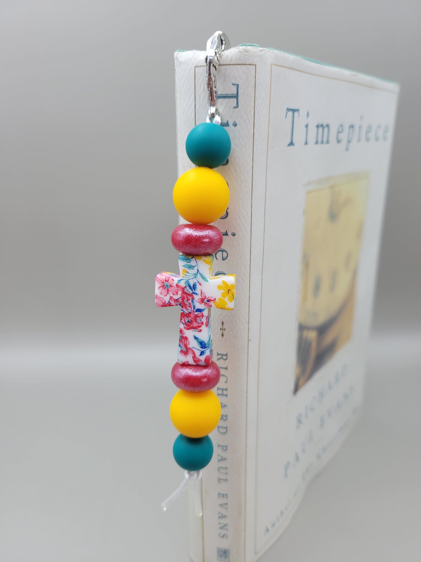 Floral Cross Bookmark