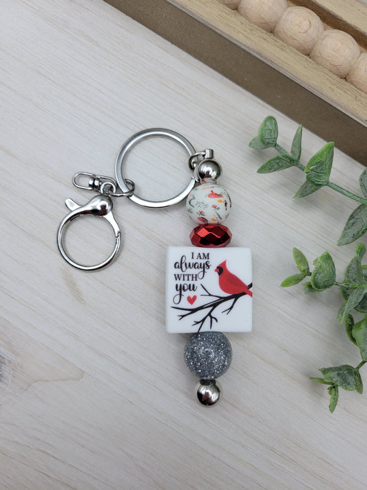 Always with You Barbell Keychain (options)