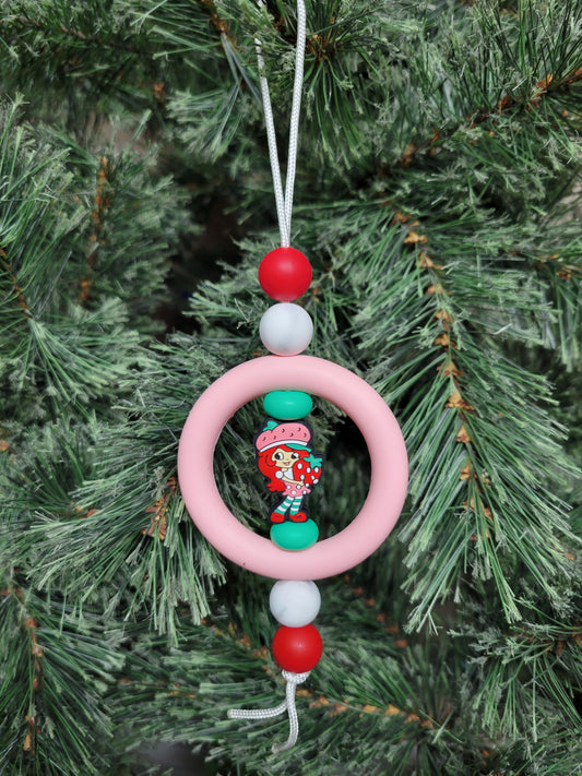 Strawberry Girl Christmas Tree Ornament