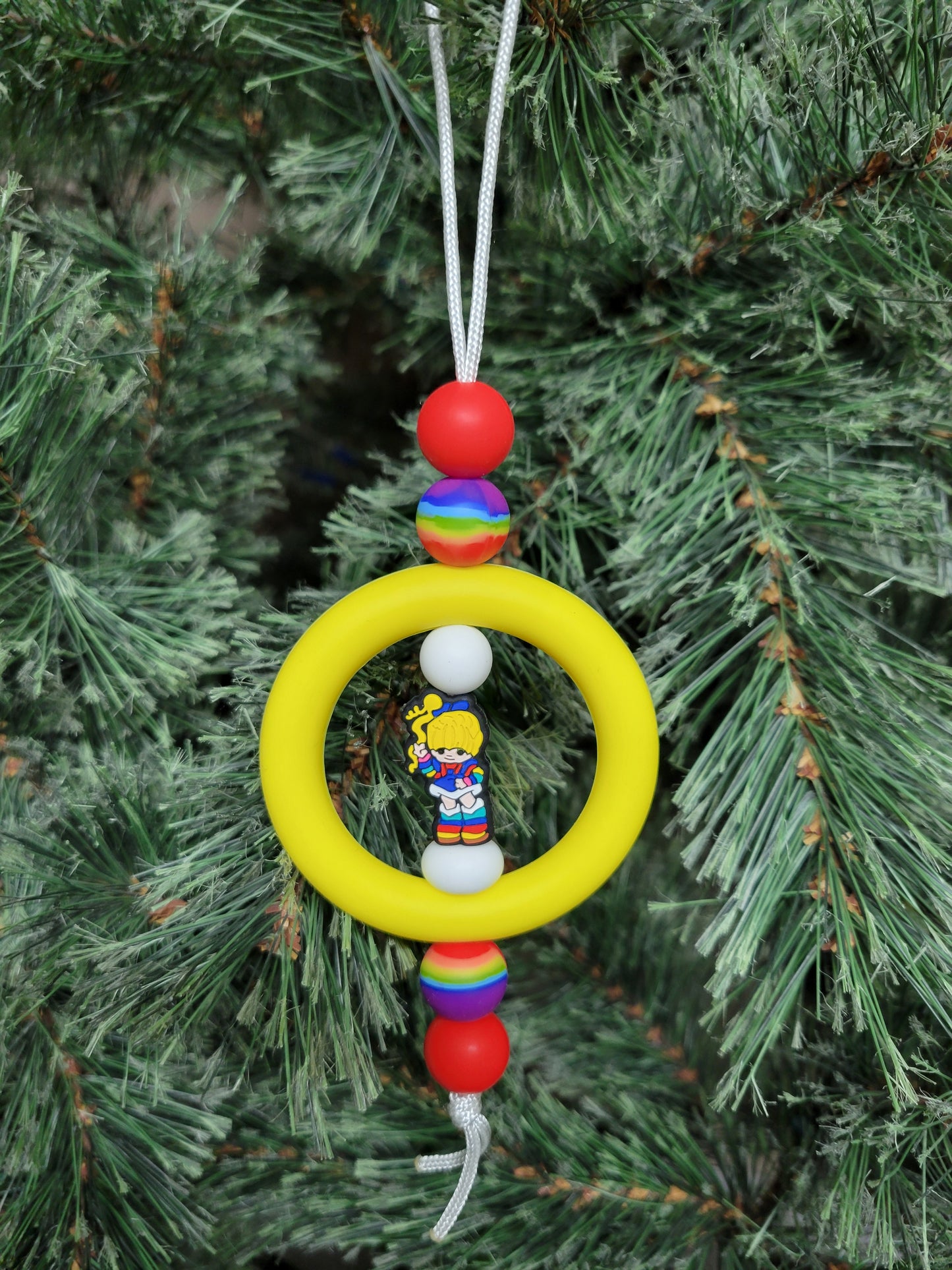 Rainbow Girl Christmas Tree Ornament