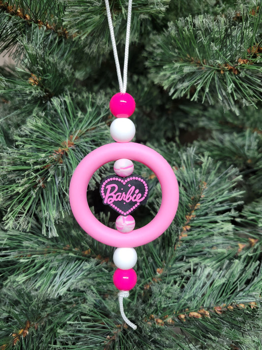 Heart Barbie Christmas Tree Ornament