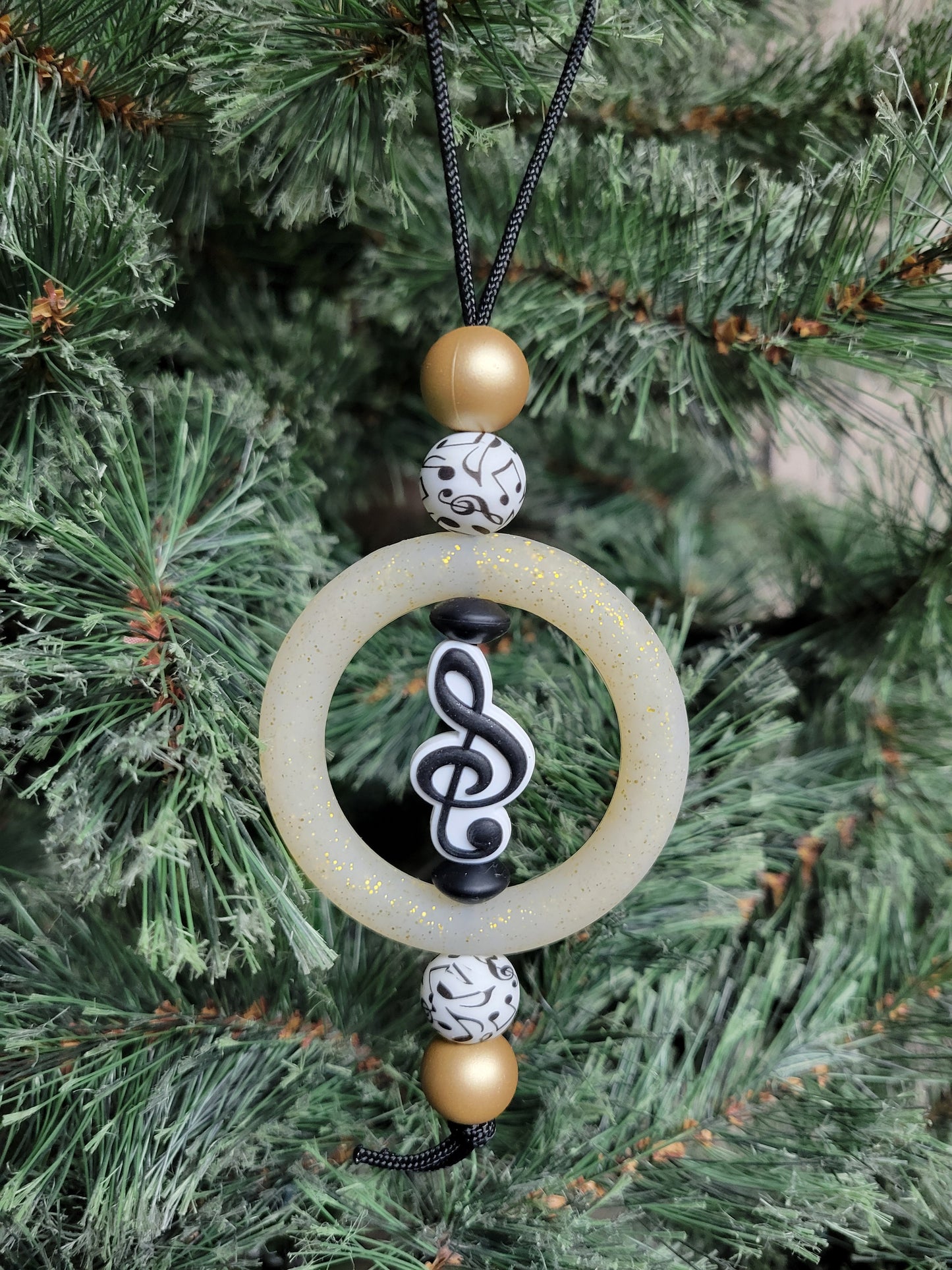 Treble Clef Christmas Tree Ornament