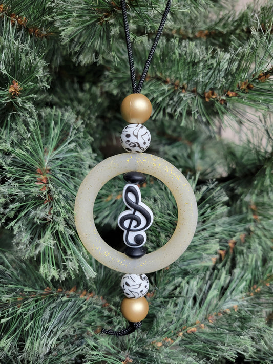 Treble Clef Christmas Tree Ornament