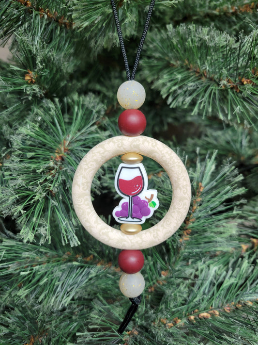 Wine glass Christmas Tree Ornament