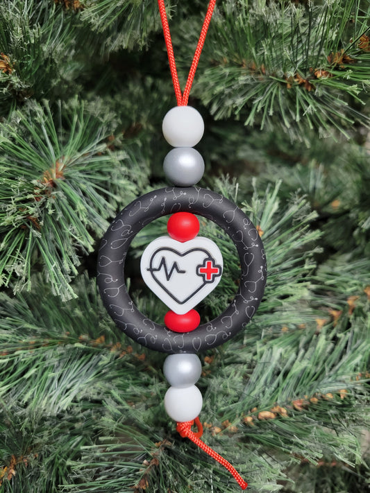 Heartbeat Christmas Tree Ornament