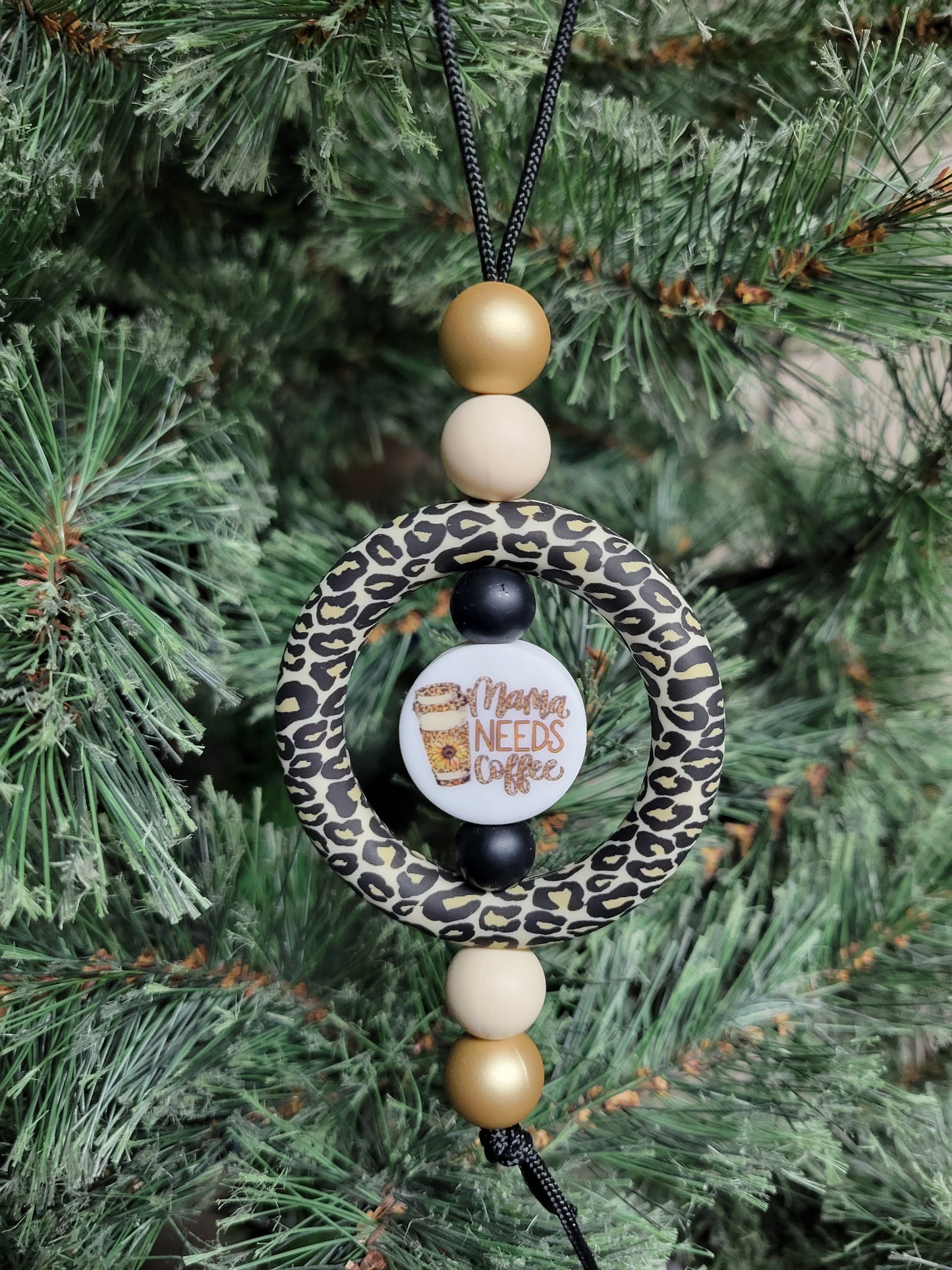 Mama Needs Coffee Christmas Tree Ornament