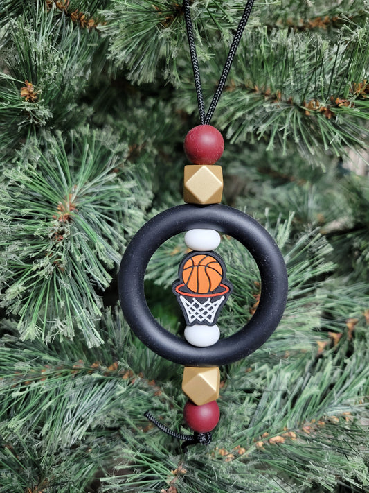 Springfield Tigers Basketball Hoop Christmas Tree Ornament