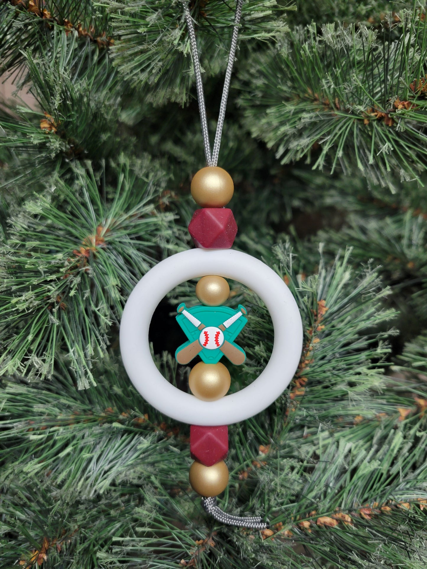 Springfield Tigers Baseball Bats Christmas Tree Ornament