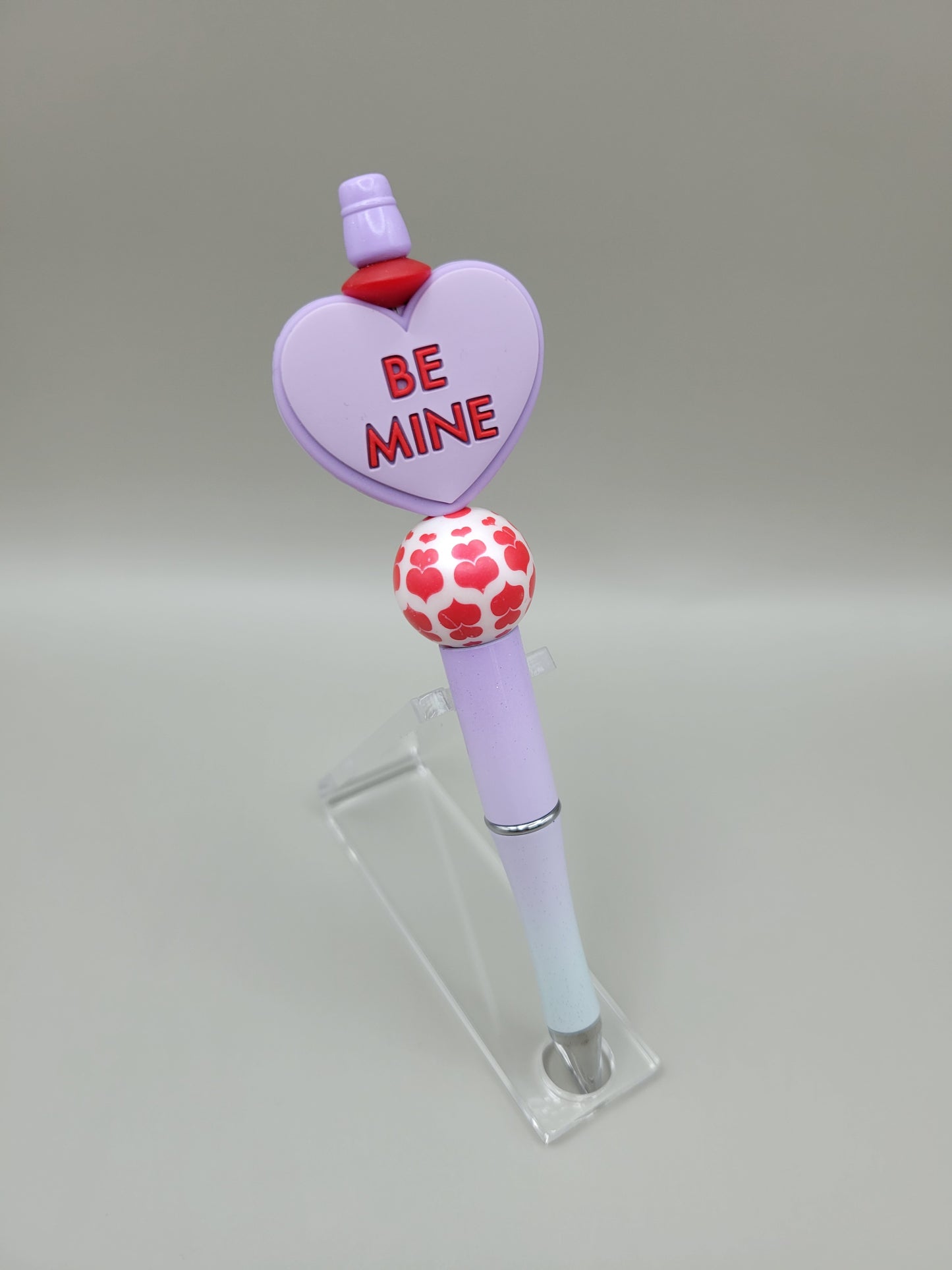 Purple Be Mine Valentine Pen