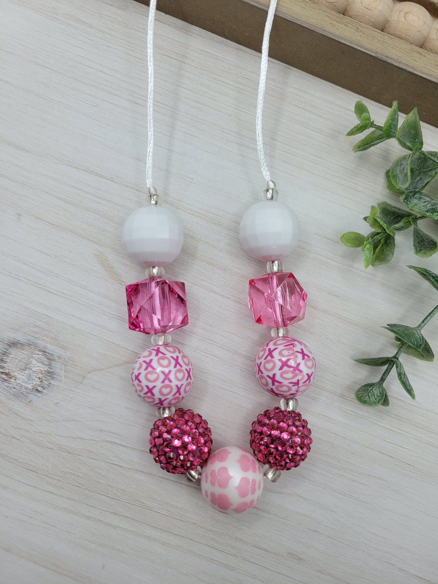 XOXO Valentine Bubblegum Necklace