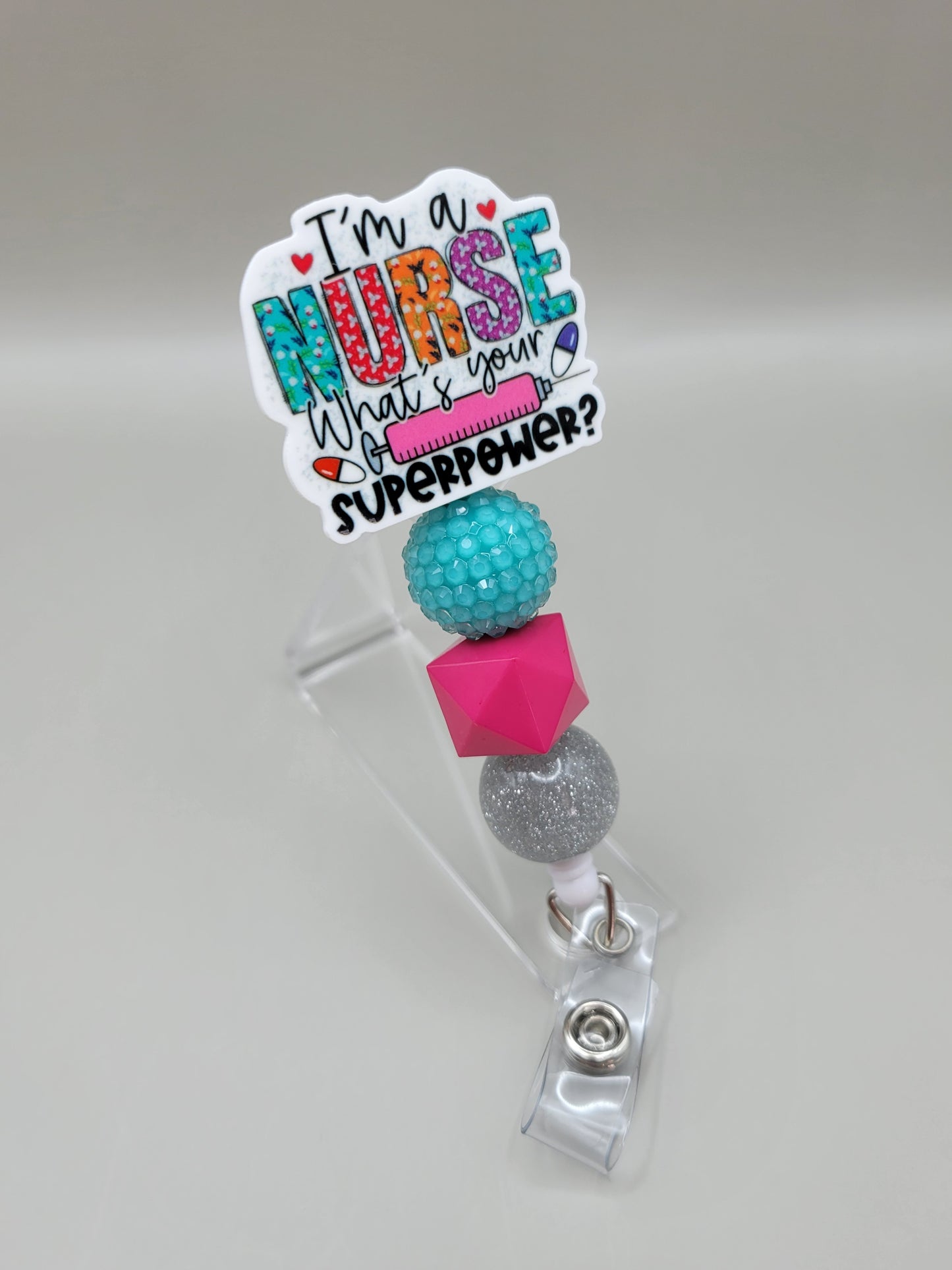 Nurse Superpower Badge Reel