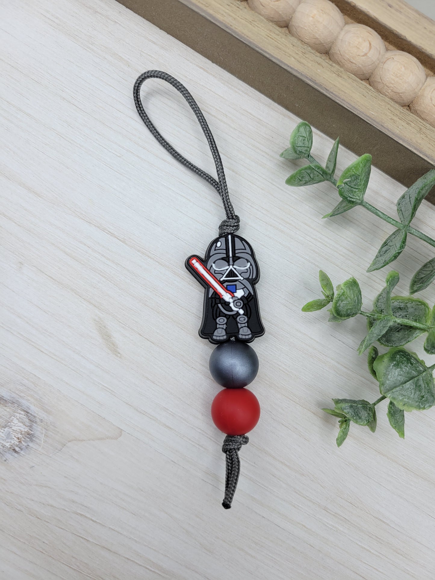 Lightsaber Guy Zipper Pull