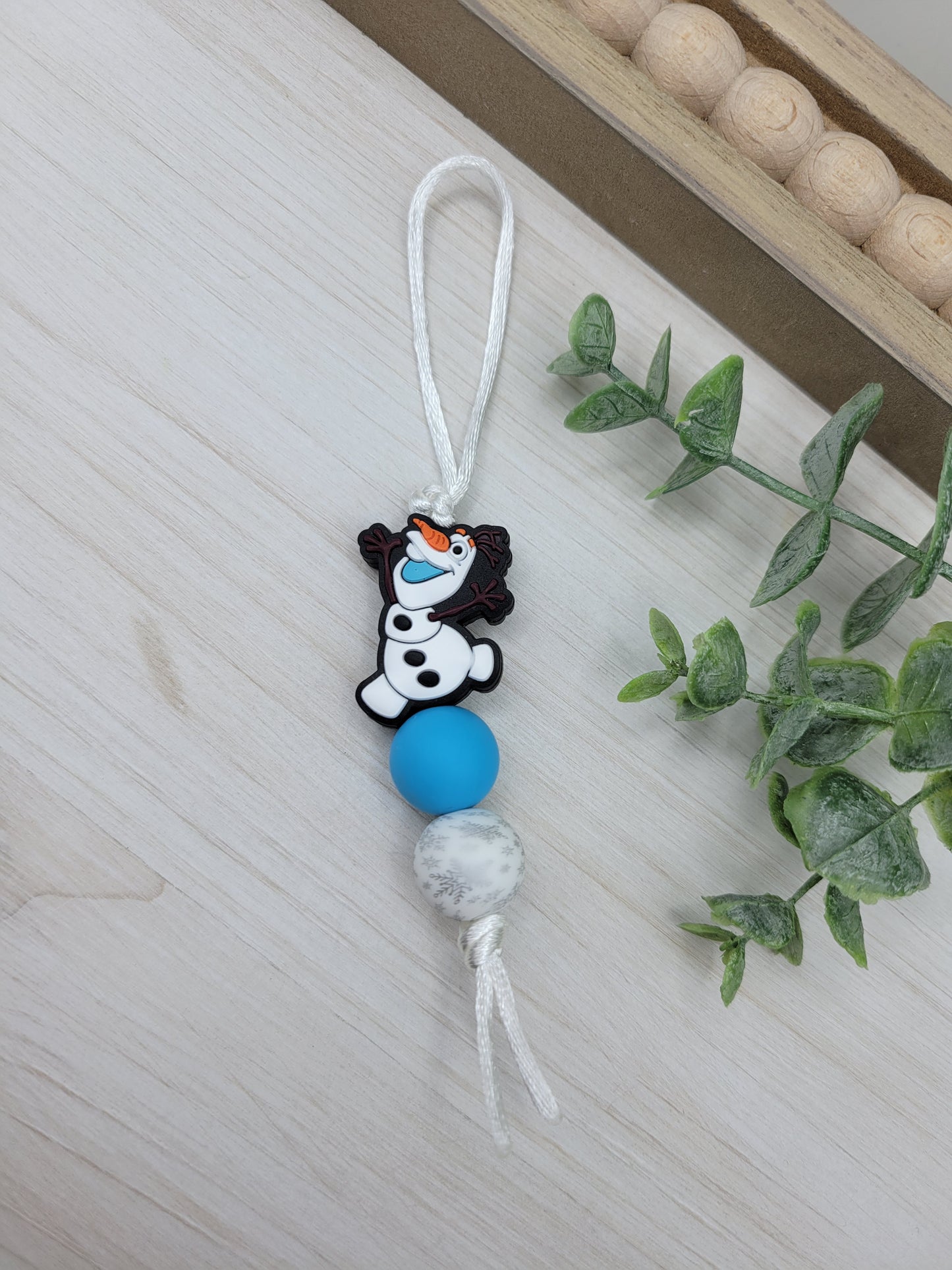 Snowman Zipper Pull