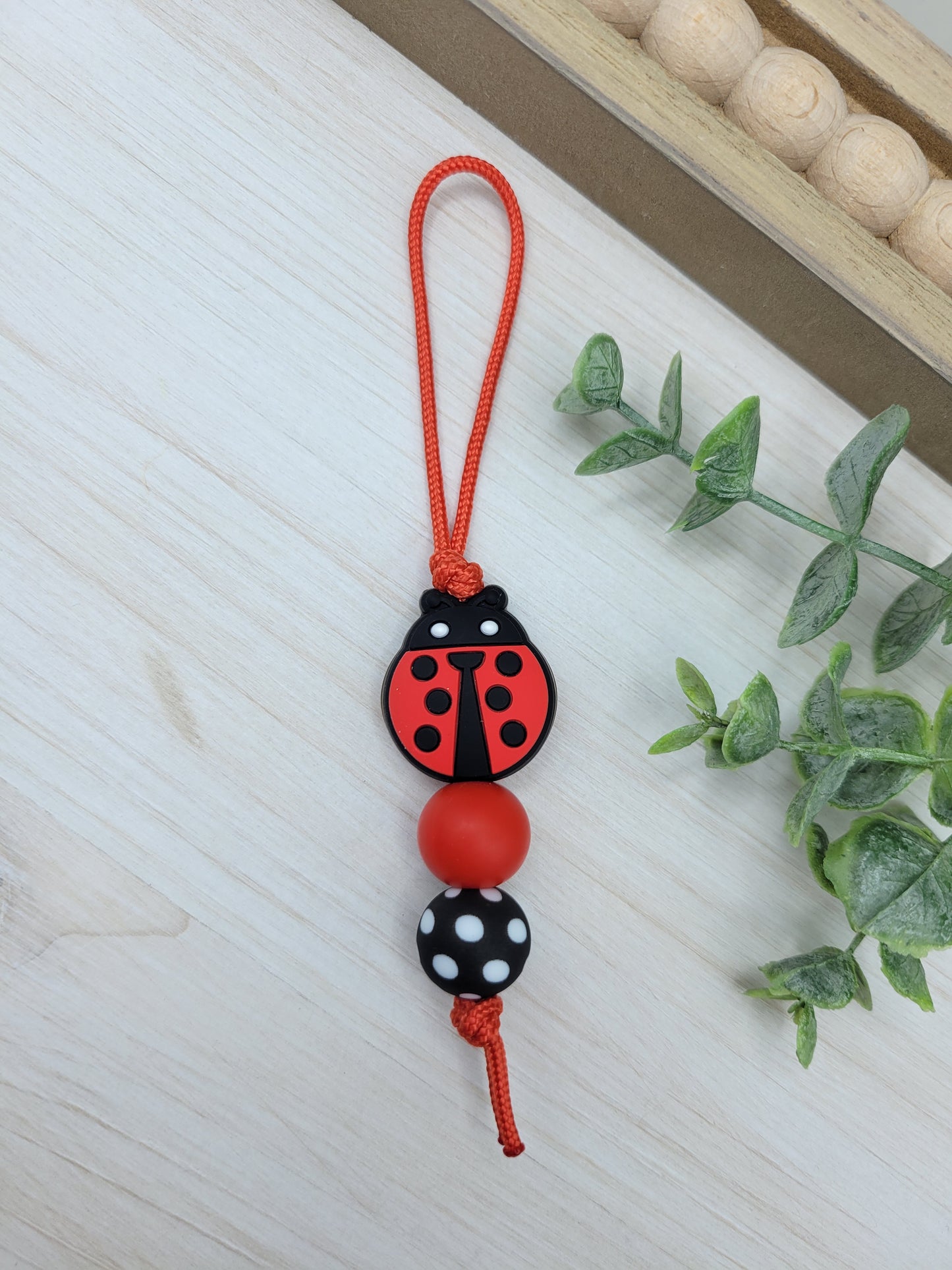 Ladybug Zipper Pull