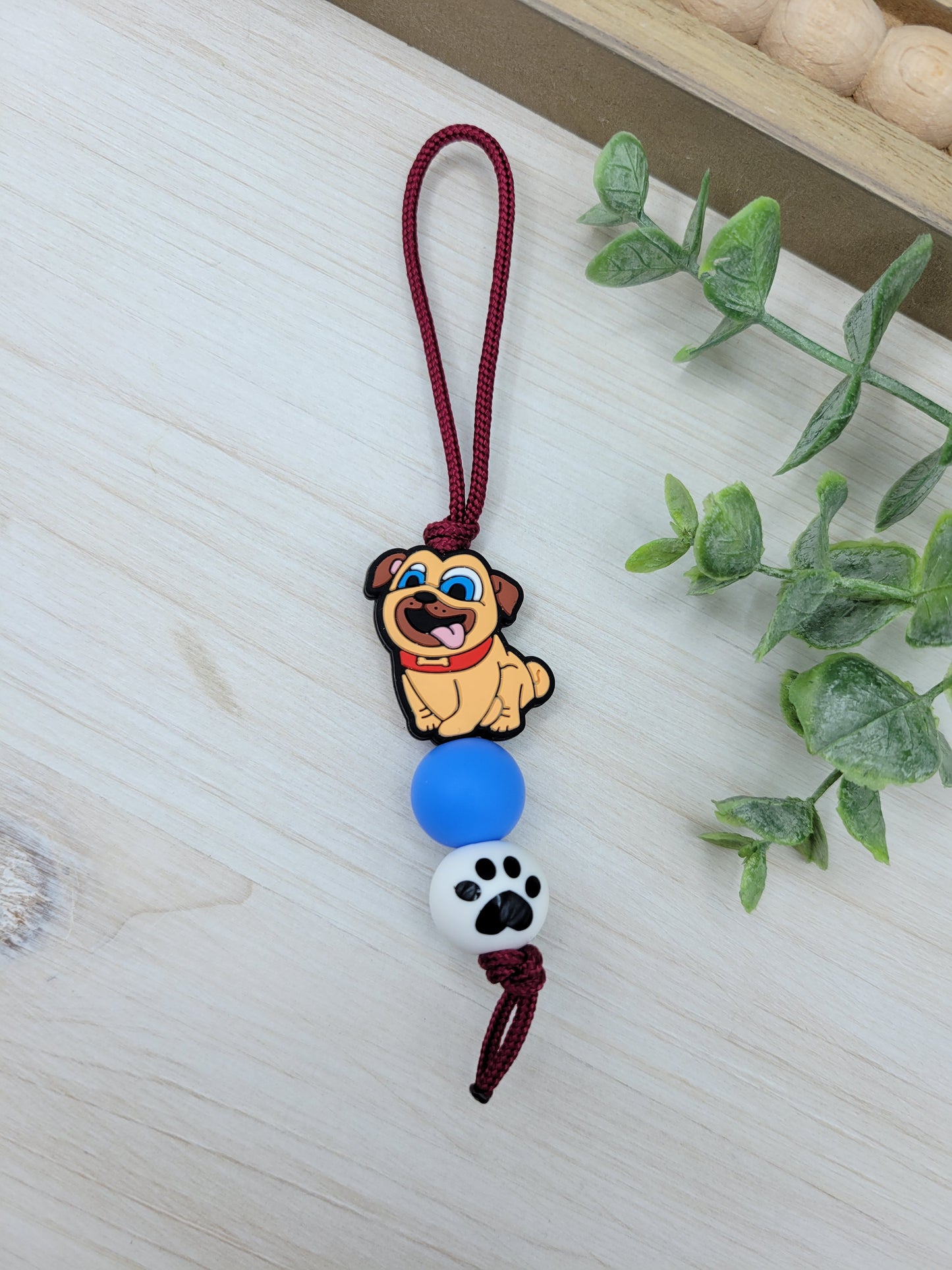 Cartoon Dog Zipper Pull