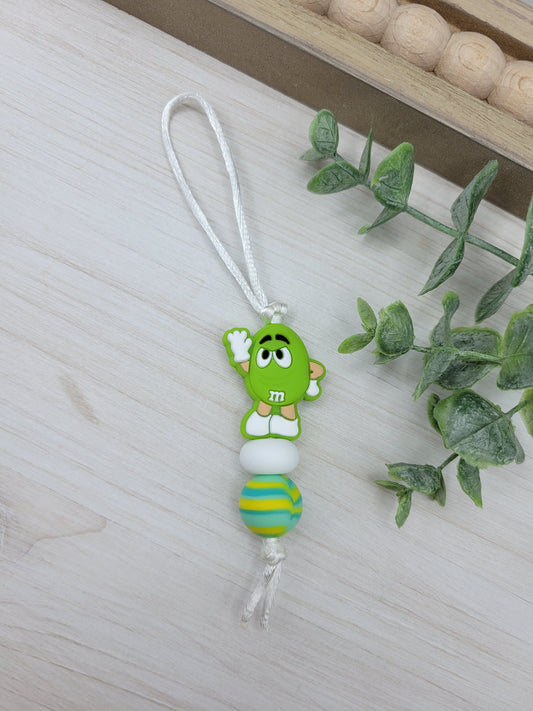 Green Chocolate Candy Zipper Pull