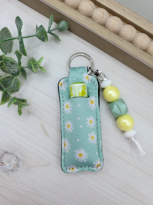 Mint Daisy Chapstick Holder