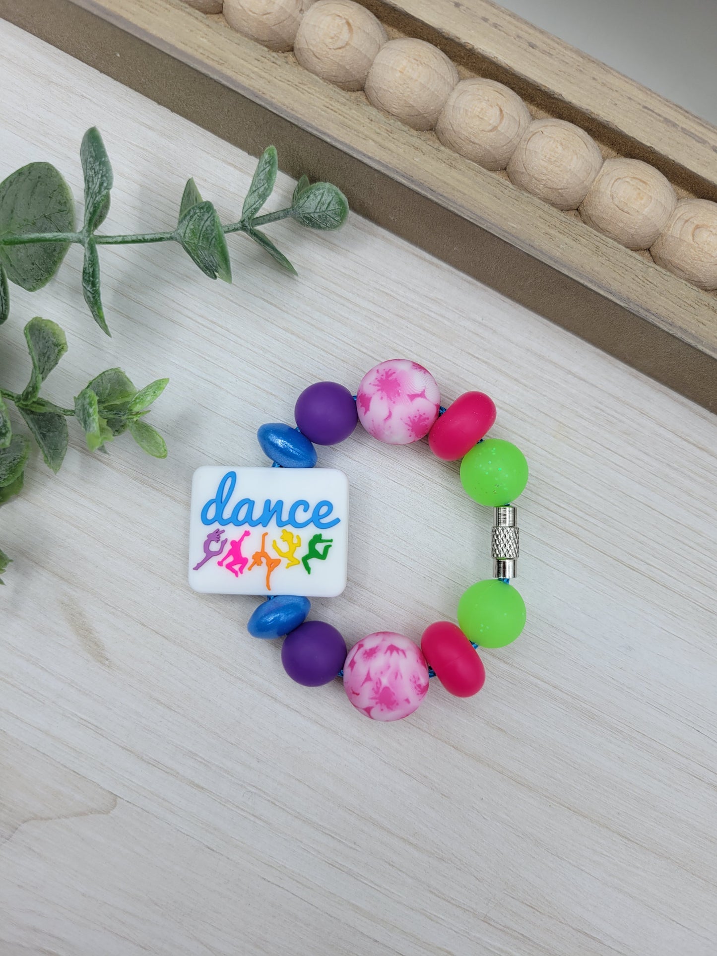 Colorful Dance Tumbler Cup Handle Charm