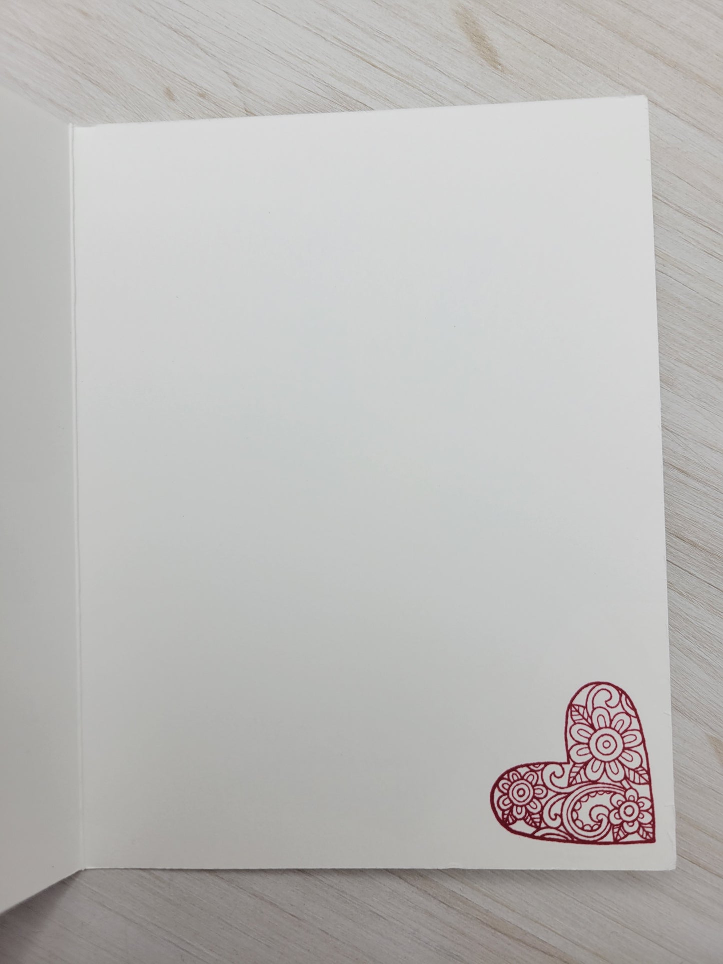 Felt Love Letters Valentine Greeting Card