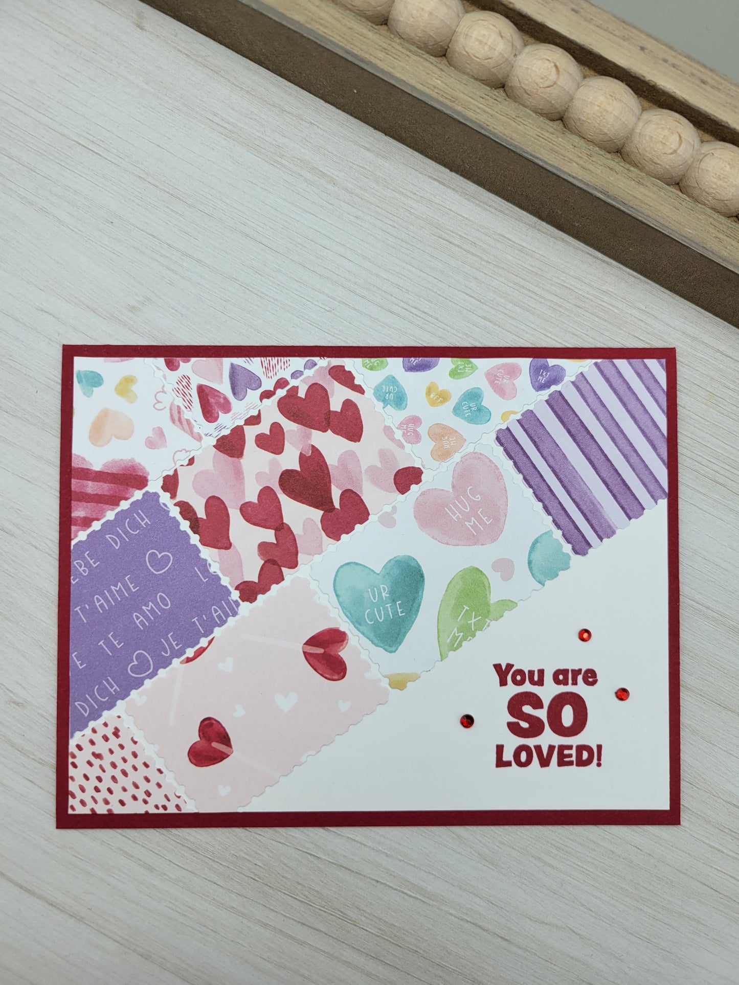 You Are So Loved Valentine Greeting Card