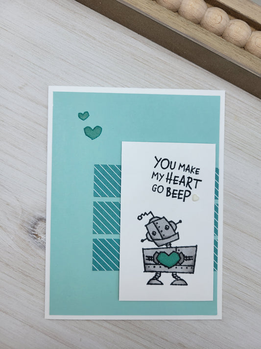 Robot Valentine Greeting Card