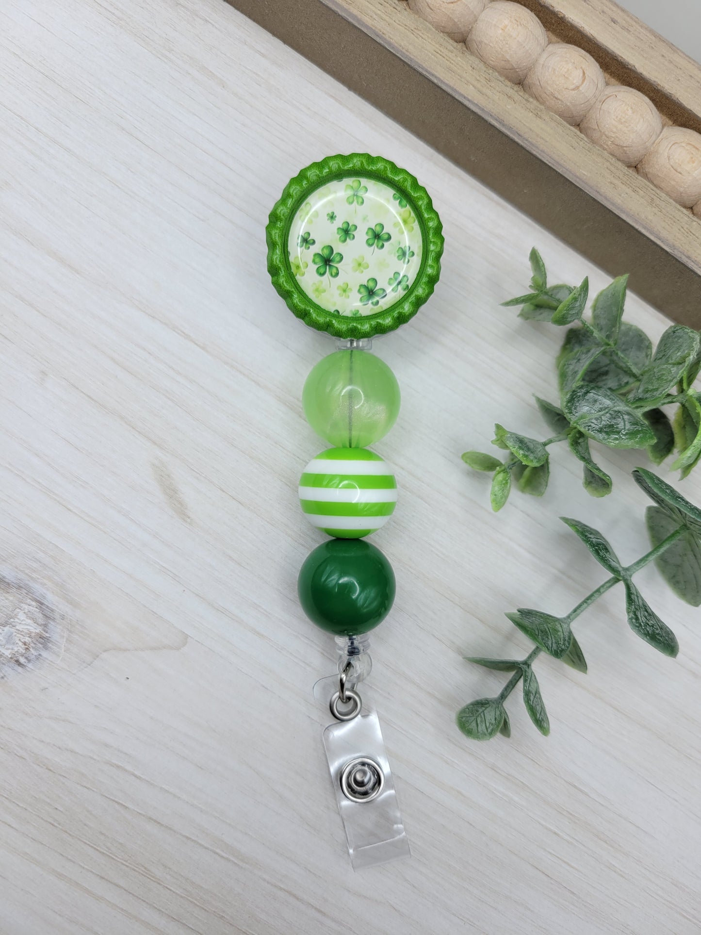 Clover St. Patrick's Day Badge Reel