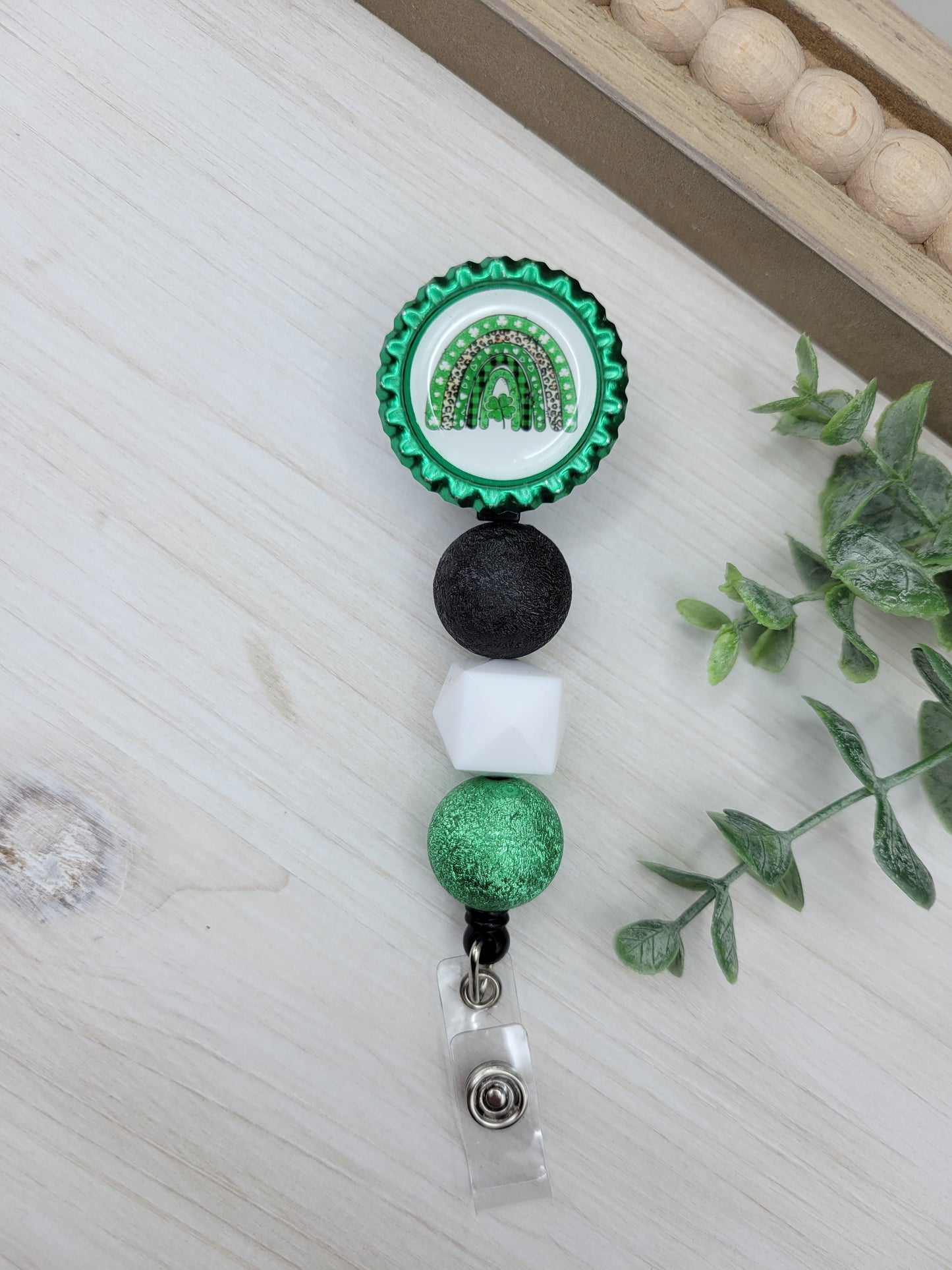 St. Patrick's Day Rainbow Badge Reel