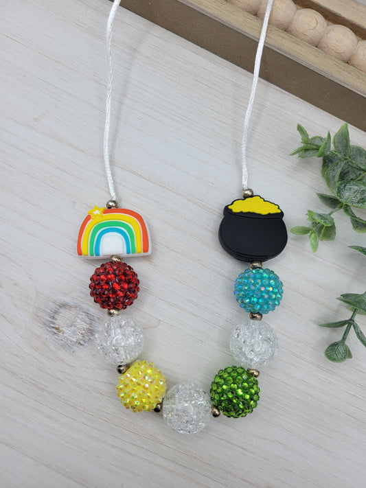 St. Patrick's Day Bubblegum Necklace