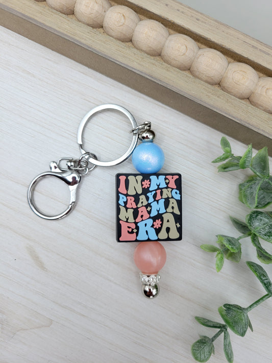 Praying Mama Era Barbell Keychain