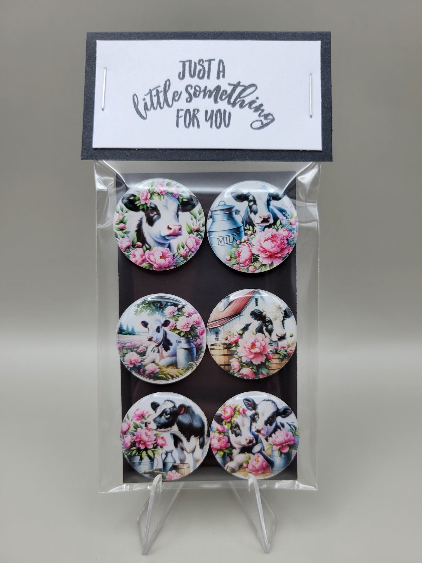 Dairy Cow Blossom Magnets