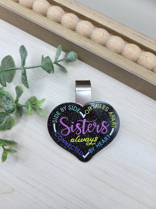 Sisters Car Sun Visor Clip
